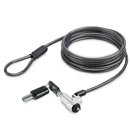 NBLWK-LAPTOP-LOCK cable antirrobo Negro, Plata 2 m - Imagen 1