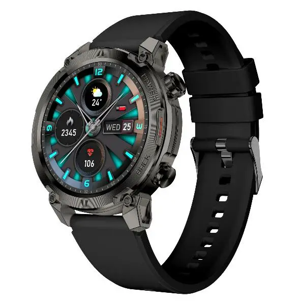 NXSWTRAILROUND Relojes inteligentes y deportivos 3,53 cm (1.39") Digital 360 x 360 Pixeles Pantalla táctil Negro