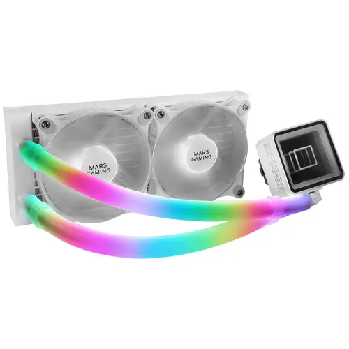 MCA-WT, Funda ARGB para Tubos de Refrigeración Líquida, 30 LEDs Ultra Brillantes Personalizables ARGB, Silicona Eco Soft, Compatibilidad Total, 330mm - Imagen 1
