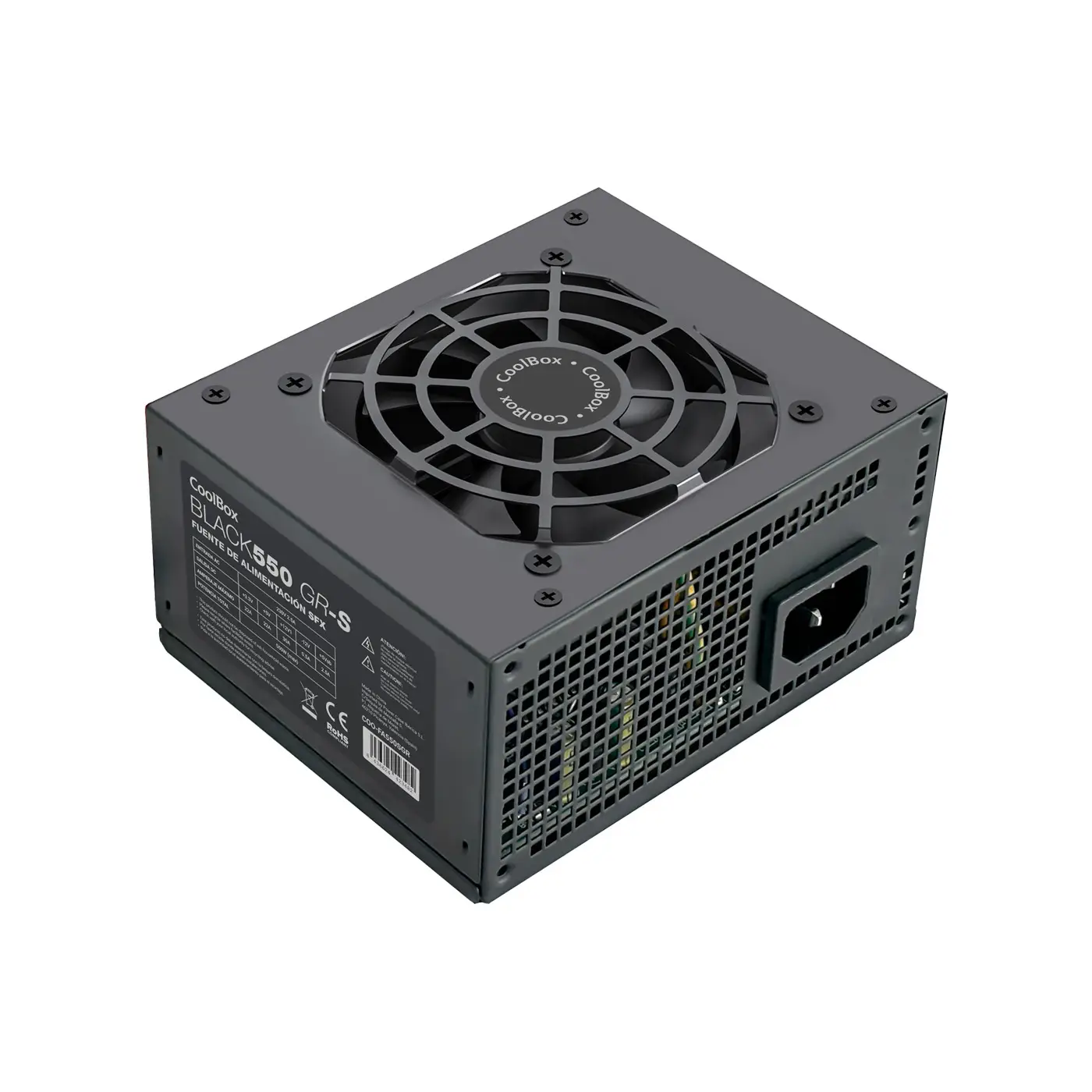 FUENTE DE ALIMENTACION SFX BLACK550 GR-S 550W NEGRA