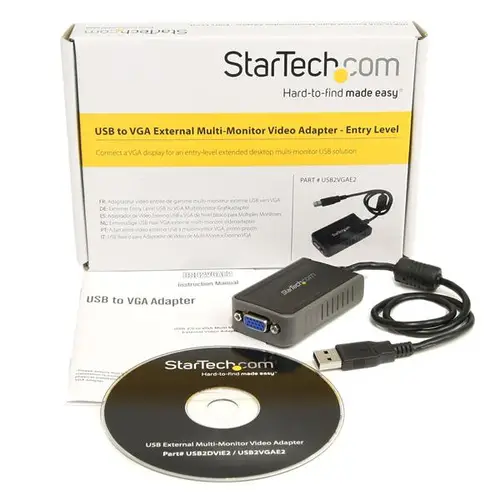 Adaptador de Vídeo Externo USB a VGA - Tarjeta Gráfica Externa Cable - 1440x900 - Imagen 5