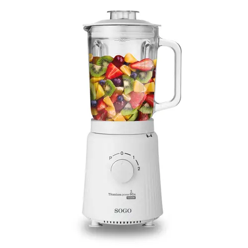 BAT-SS-5575 licuadora 1,5 L Batidora de vaso 1000 W Blanco - Imagen 2