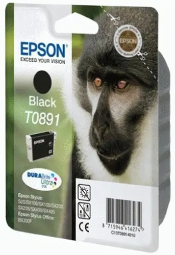 Monkey Singlepack Black T0891 DURABrite Ultra Ink - Imagen 2