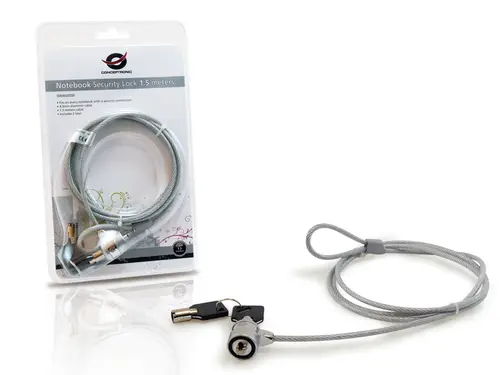 CNBSLOCK15 cable antirrobo Plata 1,5 m - Imagen 5
