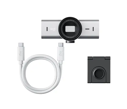 960-001554 cámara web 3840 x 2160 Pixeles USB 3.2 Gen 1 (3.1 Gen 1) Gris - Imagen 3