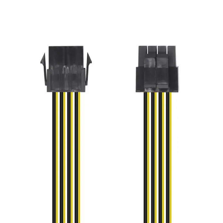 Cable Alimentación, 8pin/H-4+4pin/M, 30cm