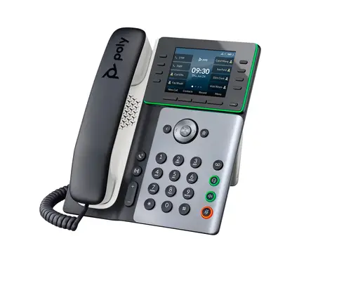 Teléfono IP Poly Edge E350 y habilitado para alimentación a través de Ethernet (PoE) - Imagen 7