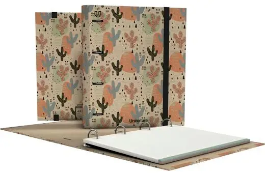 GRAFOPLÁS CARPEBOOK 4D35 A4 FORRADO UNINATURE CACTUS