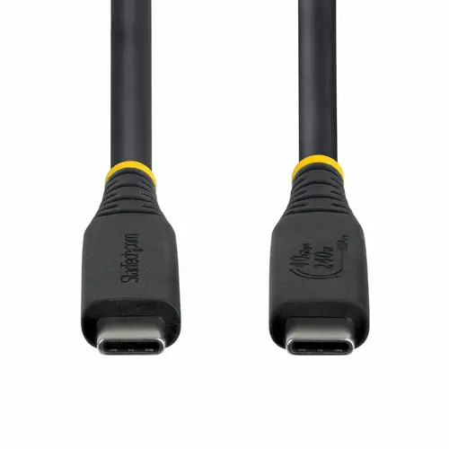 Cable USB4 de 50cm USB-C - Cable USB Tipo C - Cable DP 2.1 - DP40 - Certificado USB-IF - Compatible con Thunderbolt 4 40Gbps - 8K60Hz/4K240Hz - PD de 240W - Recubrimiento de TPE - Negro - Imagen 4