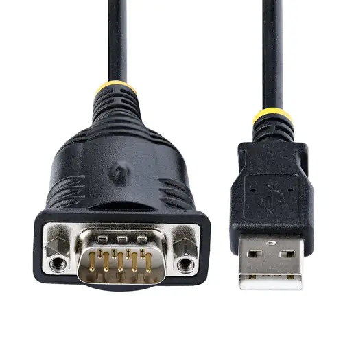 Cable de 1m USB a Serie, Conversor DB9 Macho RS232 a USB, Prolific, Adaptador USB a Serial para PLC/Impresora/Escáner, Adaptador USB a puerto COM, Windows/Mac - Imagen 3