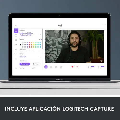 960-001055 cámara web 3 MP 1920 x 1080 Pixeles USB 2.0 Negro - Imagen 8