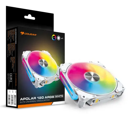 CF-APR12HW-RGB Carcasa del ordenador Ventilador 12 cm Blanco 1 pieza(s) - Imagen 9