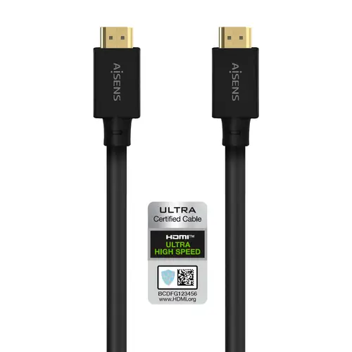 Cable HDMI V2.1 Ultra Alta Velocidad / Hec 8K@60Hz 48Gbps, A/M-A/M, Negro, 5.0M - Imagen 1