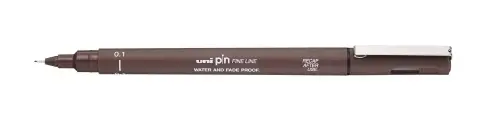 ROTUL.UNI PIN MANGA 0,1 mm SEPIA - Pack de 12 unidades
