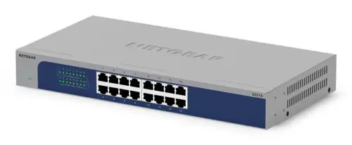 GS516-300EUS switch No administrado Gigabit Ethernet (10/100/1000) Energía sobre Ethernet (PoE) Gris - Imagen 2