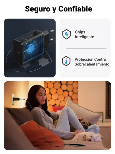 10191 cargador de dispositivo móvil Universal Negro Corriente alterna Carga rápida Interior - Imagen 6