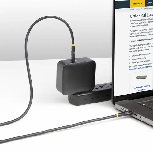 Cable de Carga USB-C de 4m - Cable USB Tipo C - Certificación USB-IF - PD de 240W EPR - Cable USB 2.0 USB-C de Carga para Portátiles - Recubrimiento de TPE - Macho a Macho - Imagen 6