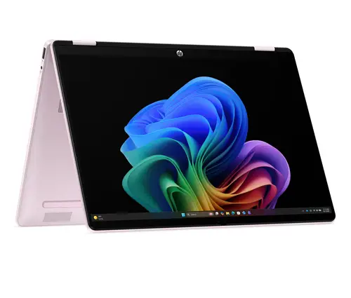 OmniBook 5 Flip 2-in-1 Laptop Next Gen AI 14-km0008nsx Copilot+ PC Intel Core Ultra 5 322 35,6 cm (14") Pantalla táctil 2K 16 GB LPDDR5x-SDRAM 1 TB SSD Wi-Fi 6 (802.11ax) Windows 11 Home Rosa - Imagen 2