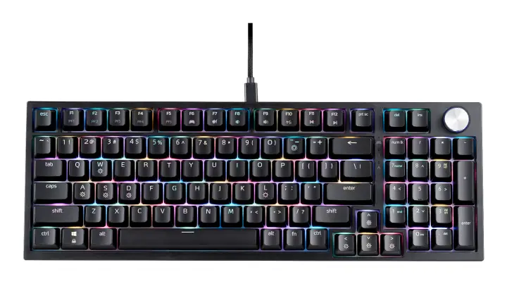 SORCERER teclado Juego USB Español Negro