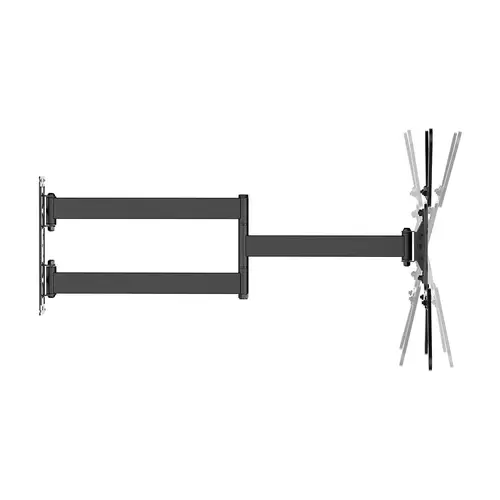 Soporte Eco Giratorio, Inclinable y Nivelable para Monitor/TV 35kg de 23"-65", Negro - Imagen 2