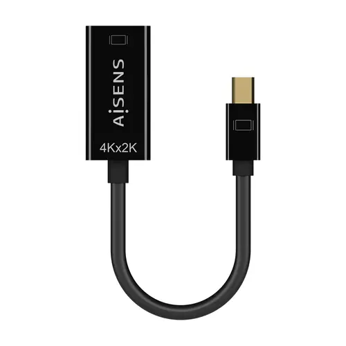 Conversor Mini DP V1.2 a HDMI V1.4 4K@30Hz, MDP/M-HDMI A/H, Negro, 15CM - Imagen 2