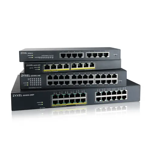 GS1915-24EP Gestionado L2 Gigabit Ethernet (10/100/1000) Energía sobre Ethernet (PoE) 1U Negro - Imagen 3