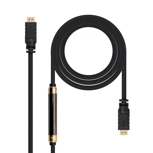 CABLE HDMI V1.4 (ALTA VELOCIDAD / HEC) CON REPETIDOR, A/M-A/M, 25 M - Imagen 1