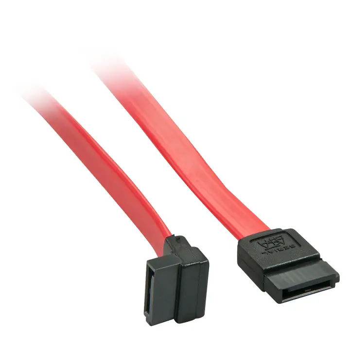 33351 cable de SATA 0,5 m SATA 7-pin Negro, Rojo