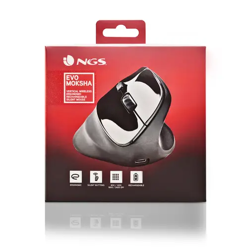 EVO MOKSHA ratón mano derecha RF inalámbrico Óptico 2400 DPI - Imagen 7