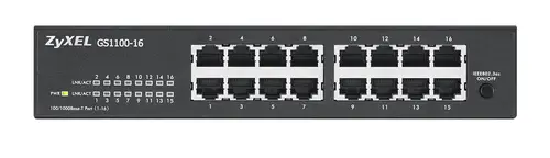 GS1100-16 No administrado Gigabit Ethernet (10/100/1000) Negro - Imagen 3