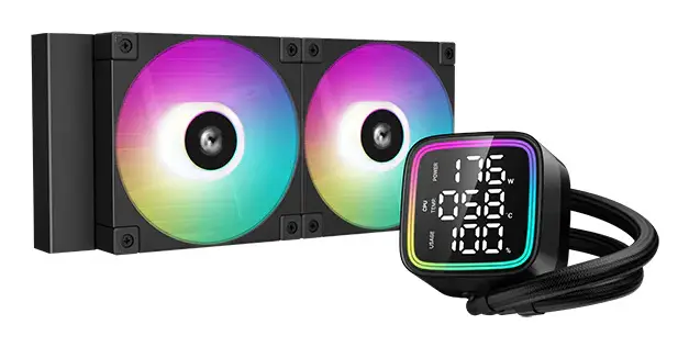 LD240 Procesador Sistema de refrigeración líquida todo en uno 12 cm Negro 1 pieza(s)