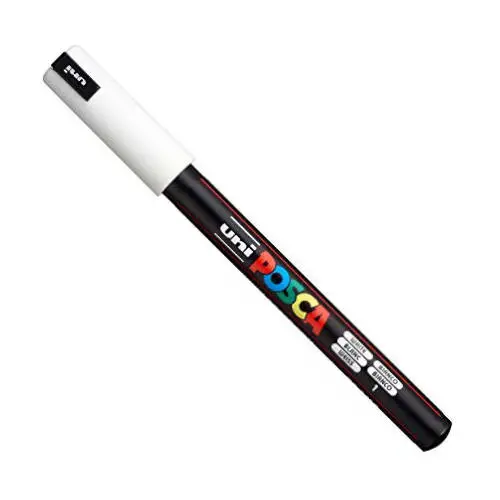 MARCADOR POSCA PC-1MR 0,7MM BLANCO UNI-BALL 089789000