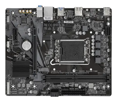 H610M K V2 Placa base - Procesadores Intel Core 14ª generación, hasta 5600 MHz DDR5, 1xPCIe 3.0 M.2, LAN 1GbE, USB 3.2 Gen 1 - Imagen 4