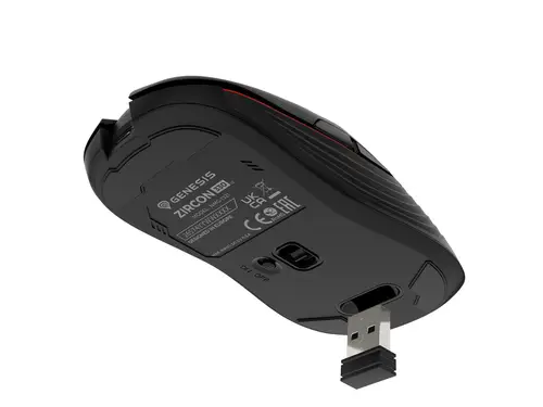 Zircon 330 ratón Juego mano derecha RF inalámbrico Óptico 3600 DPI - Imagen 10
