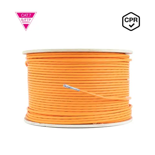 Cable de Red CAT.7 LSZH SFTP PIMF AWG23, Naranja, 305m - Imagen 3