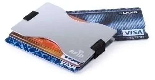 PORTA TARJETAS METALICO 89X58 - Pack de 18 unidades