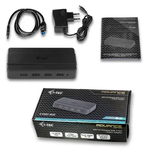 USB 3.0 Charging HUB 4 Port + Power Adapter - Imagen 7