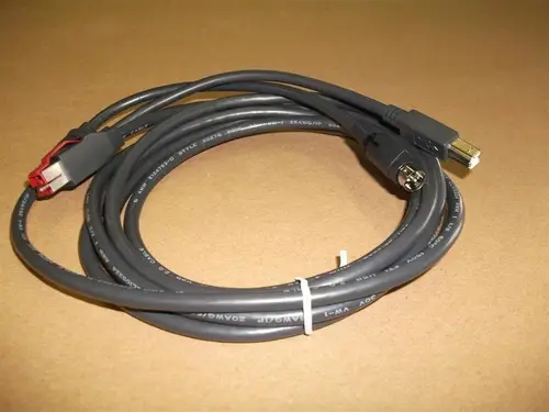 2218423 cable USB 3,65 m USB A USB B Negro - Imagen 1