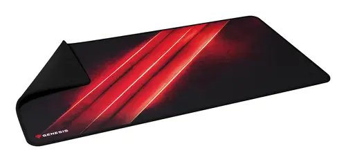 Carbon 500 Maxi Flash G2 Alfombrilla de ratón para juegos Negro, Rojo - Imagen 7