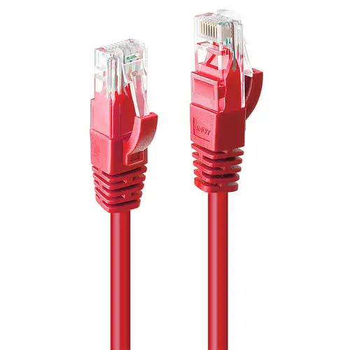 48031 cable de red Rojo 0,5 m Cat6 U/UTP (UTP) - Imagen 1