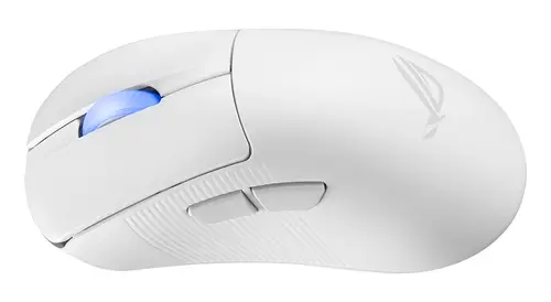 ROG Keris II Ace Wireless AimPoint White ratón Juego mano derecha RF Wireless + Bluetooth + USB Type-A Óptico 42000 DPI - Imagen 4