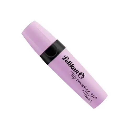 ROTUL.FLUOR PELIKAN 490  PASTEL LAVANDA - Pack de 10 unidades