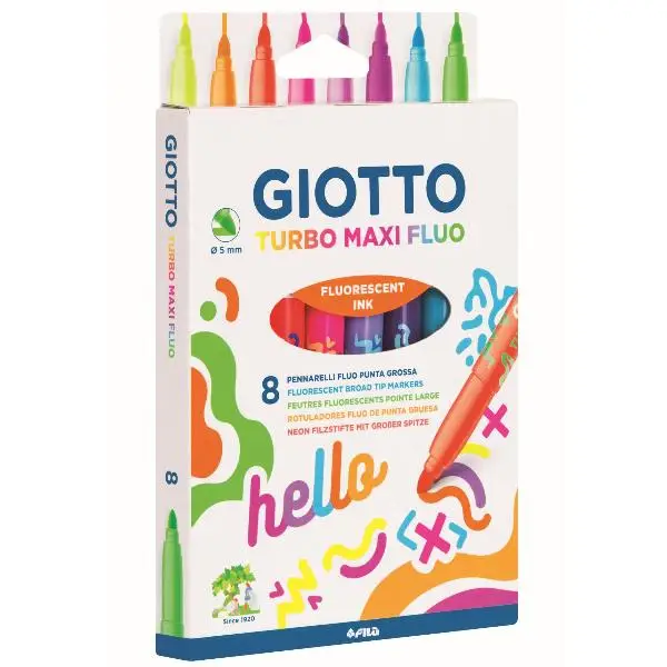 F453800 rotulador Colores surtidos 8 pieza(s)