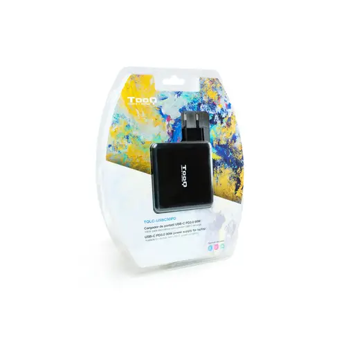 TQLC-USBC90PD adaptador e inversor de corriente Auto 90 W Negro - Imagen 6