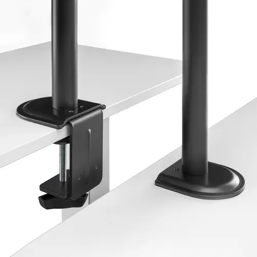 Soporte de Mesa ECO Giratorio e Inclinable para Monitor/TV 9Kg (3 Pivotes, 2 Brazos) de 17-32, Negro - Imagen 5
