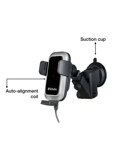 FWC-03 Pro Qi Fast Wireless Autoladegerät retail Negro - Imagen 3