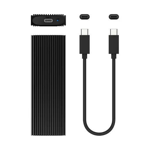 Caja Externa M.2 (NGFF) ASM2-022B NVMe A USB3.2 Gen2, Negra - Imagen 4