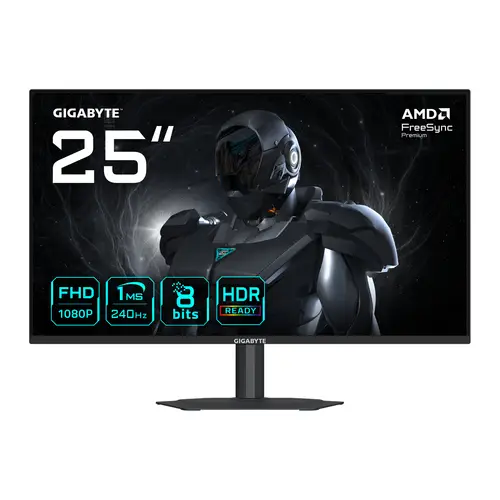 G25F2A Monitor Gaming 25" FHD - 1920 x 1080, 240Hz, 1ms, 300 cd/m², Display HDR 10, HDMI 2.0, DisplayPort 1.4 - Imagen 1