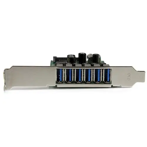 Adaptador tarjeta PCI Express de 7 puertos USB 3.0 con perfil bajo o completo - Imagen 2