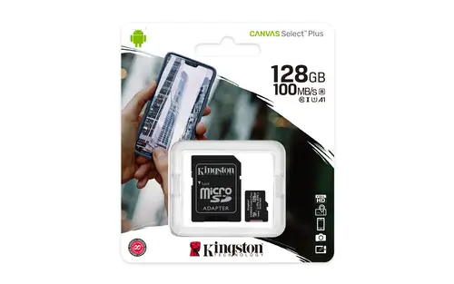 Canvas Select Tarjeta micSDXC Plus 100R A1 C10 de 128 GB + ADP - Imagen 5